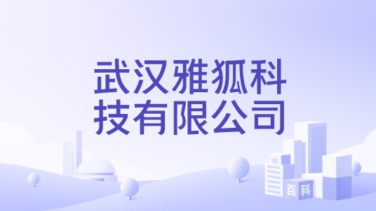 武汉雅狐科技有限公司