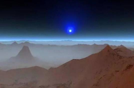 火星日落