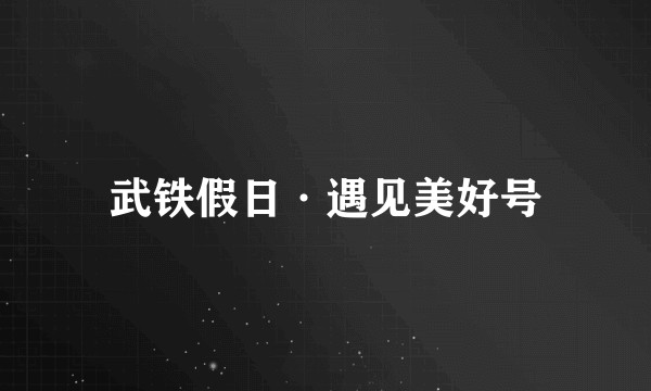 武铁假日·遇见美好号