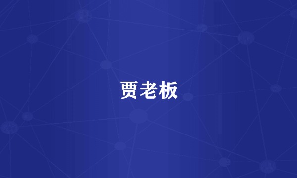 贾老板