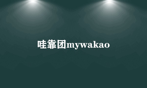 哇靠团mywakao