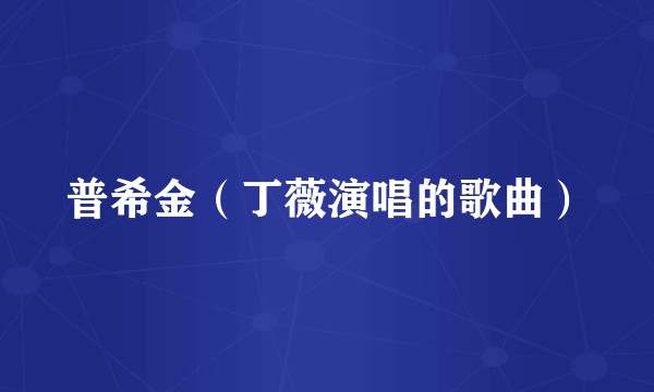 普希金（丁薇演唱的歌曲）