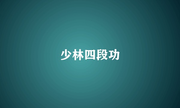 少林四段功