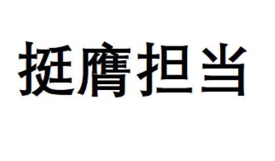 挺膺担当