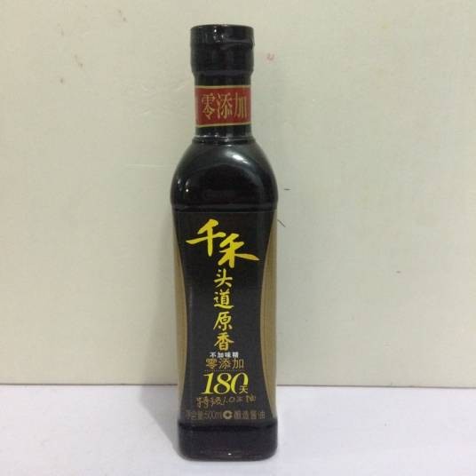 千禾头道原香上品生抽