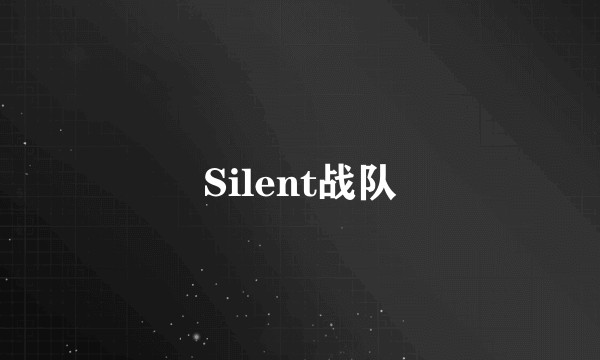 Silent战队