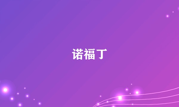 诺福丁