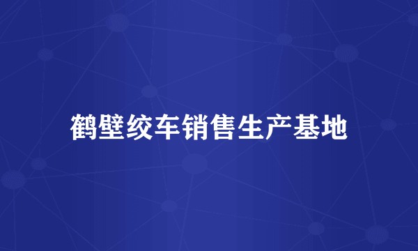 鹤壁绞车销售生产基地