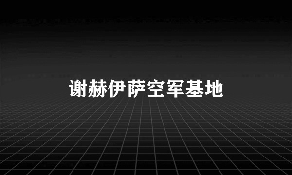 谢赫伊萨空军基地