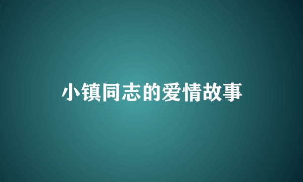 小镇同志的爱情故事