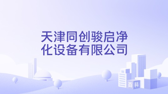 天津同创骏启净化设备有限公司