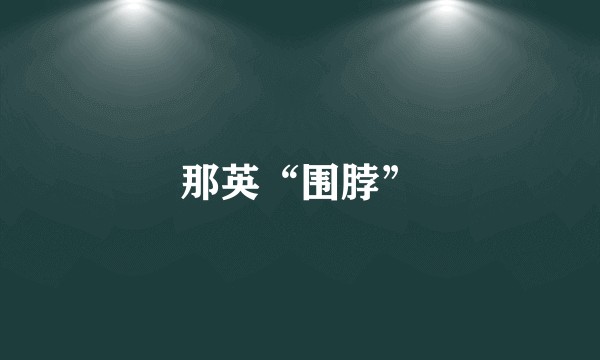 那英“围脖”