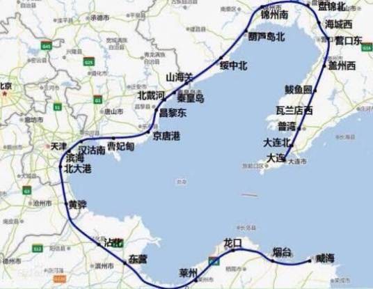 环渤海圈铁路