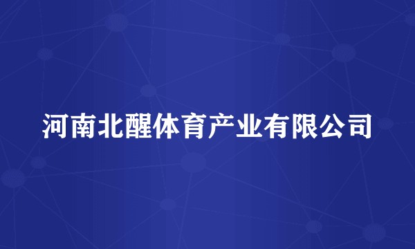 河南北醒体育产业有限公司
