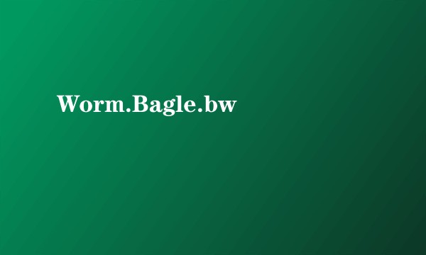 Worm.Bagle.bw