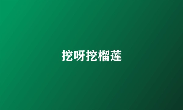 挖呀挖榴莲