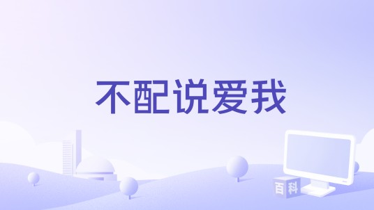 不配说爱我（轻烟大叔演唱的歌曲）