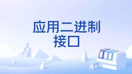 应用二进制接口
