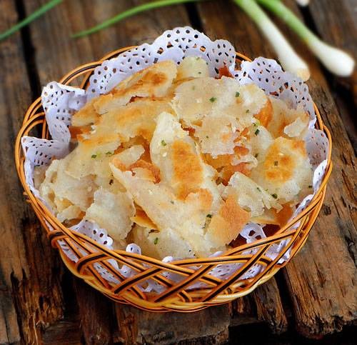 烫面葱油饼