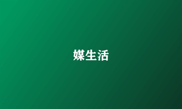 媒生活