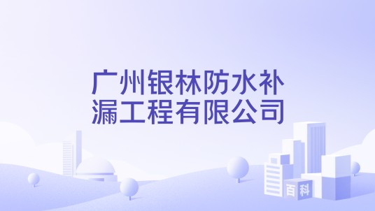 广州银林防水补漏工程有限公司