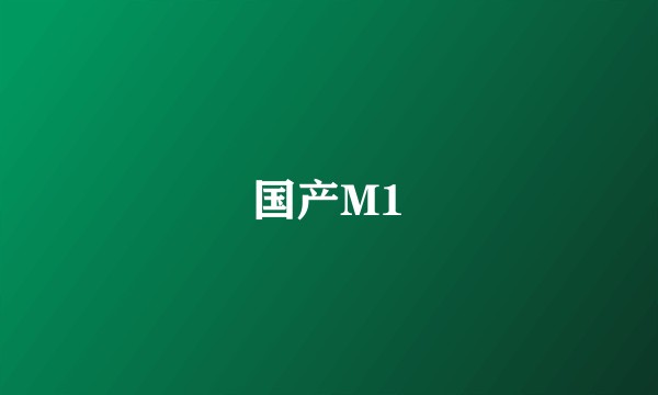 国产M1