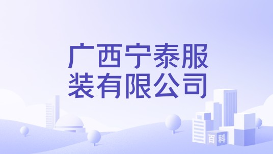 广西宁泰服装有限公司