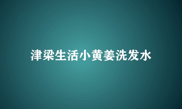津梁生活小黄姜洗发水