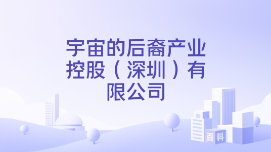 宇宙的后裔产业控股（深圳）有限公司