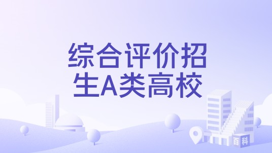 综合评价招生A类高校