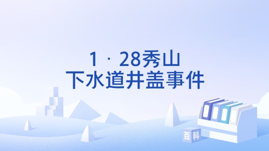 1·28秀山下水道井盖事件