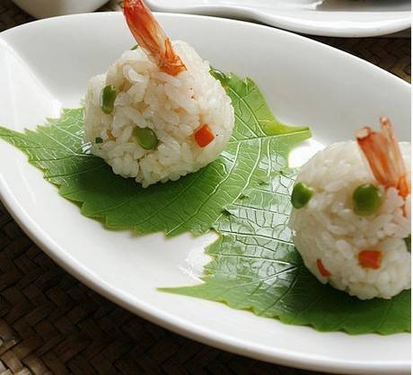 鲜虾饭团