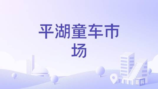 平湖童车市场