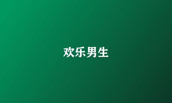 欢乐男生