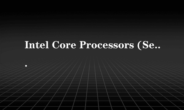 Intel Core Processors (Series 1)