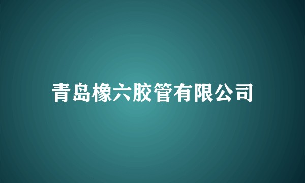 青岛橡六胶管有限公司