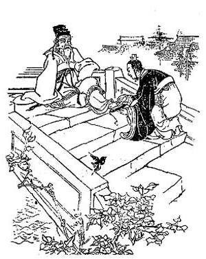 张良敬老