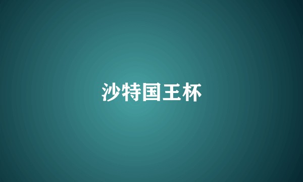 沙特国王杯