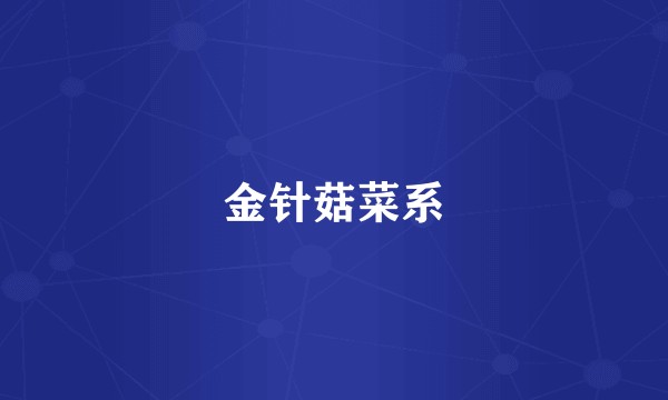 金针菇菜系
