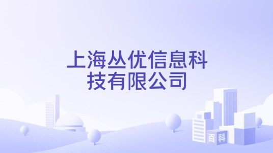 上海丛优信息科技有限公司