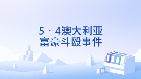 5·4澳大利亚富豪斗殴事件