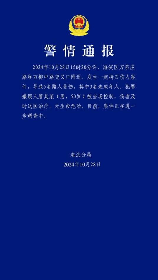10·28北京持刀伤人事件