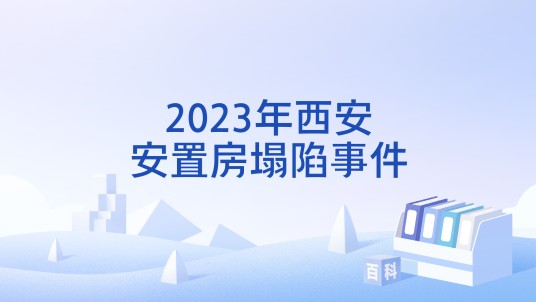 2023年西安安置房塌陷事件