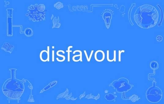 disfavour
