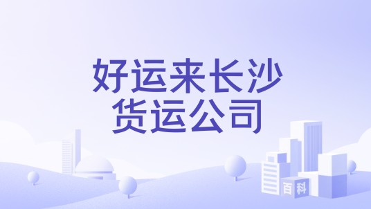 好运来长沙货运公司