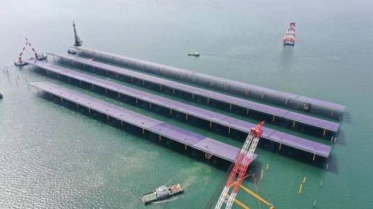 中国广核集团烟台招远400兆瓦海上光伏项目