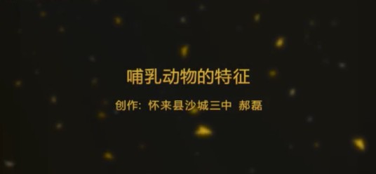 哺乳动物的特征