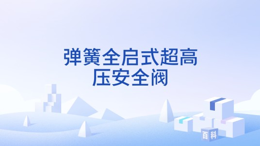 弹簧全启式超高压安全阀