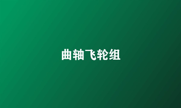曲轴飞轮组