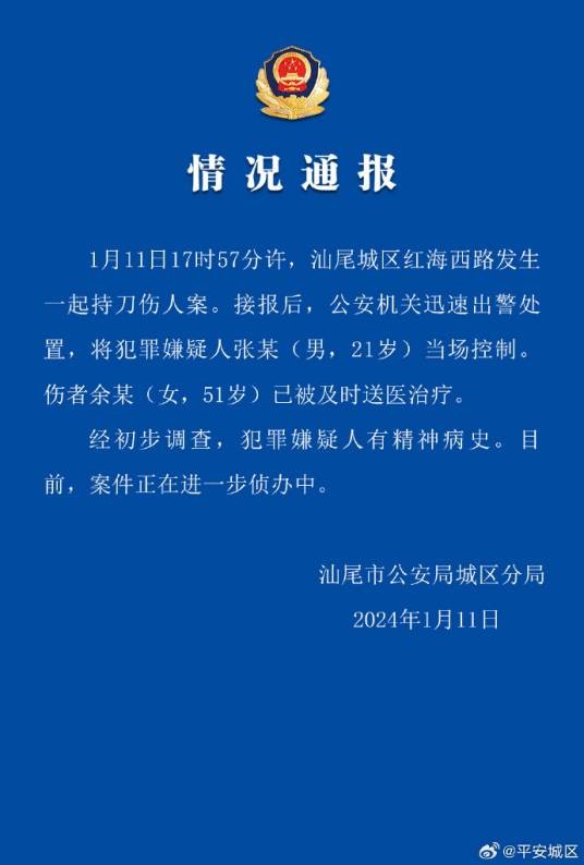 1·11汕尾持刀伤人案